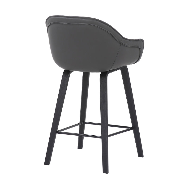 Crimson 26" Faux Leather and Wood Bar and Counter Height Stool - Furniture City (CA)l