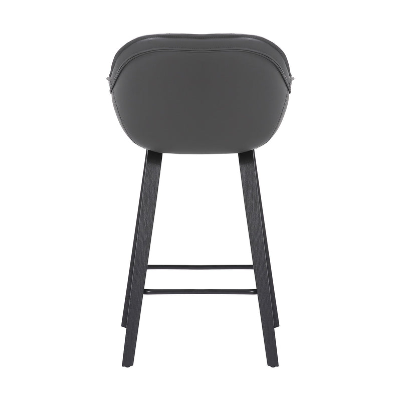 Crimson 26" Faux Leather and Wood Bar and Counter Height Stool - Furniture City (CA)l
