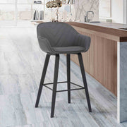 Crimson 26" Faux Leather and Wood Bar and Counter Height Stool - Furniture City (CA)l