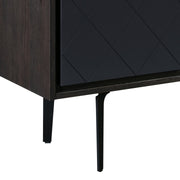 Cross Solid Oak and Metal 3 Drawer Dresser - Furniture City (CA)l