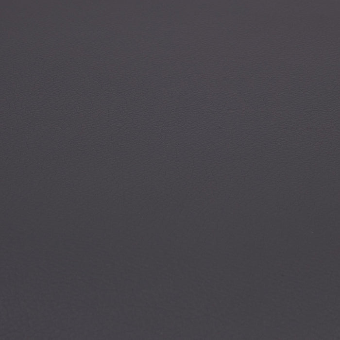 Carson Contemporary Adjustable Barstool in Black Powder Coated Finish and Gray Faux Leather