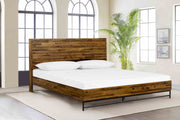 Cusco Rustic Acacia Platform King Bed - Furniture City (CA)l