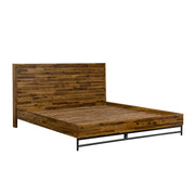 Cusco Rustic Acacia Platform King Bed - Furniture City (CA)l
