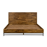 Cusco Rustic Acacia Platform King Bed - Furniture City (CA)l