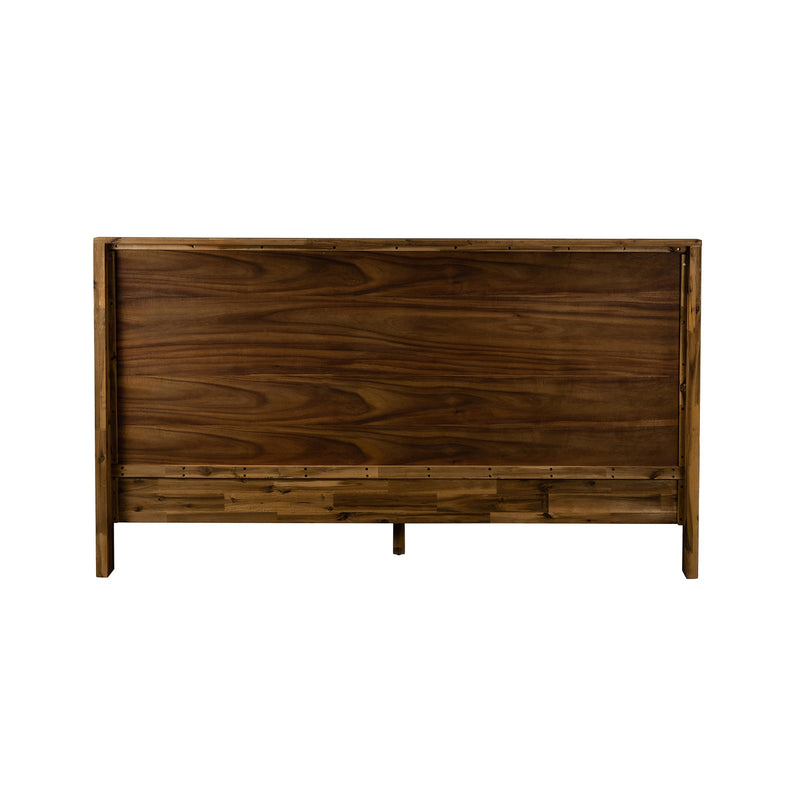 Cusco Rustic Acacia Platform King Bed - Furniture City (CA)l