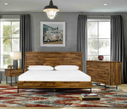 Cusco Rustic Acacia Platform Queen Bed - Furniture City (CA)l