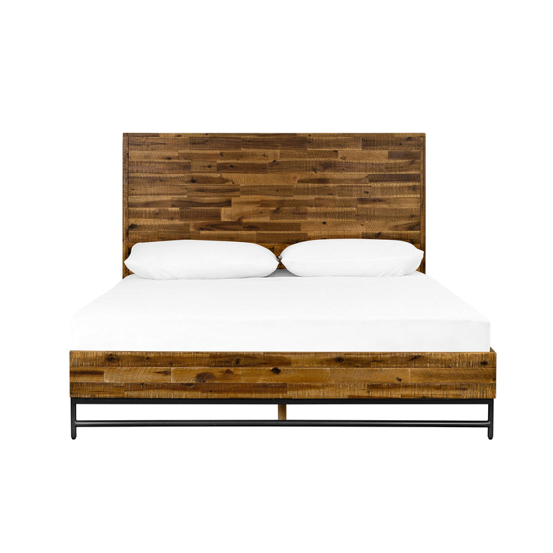 Cusco Rustic Acacia Platform Queen Bed - Furniture City (CA)l
