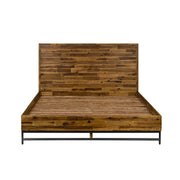 Cusco Rustic Acacia Platform Queen Bed - Furniture City (CA)l