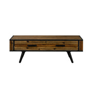 Cusco Rustic Acacia Coffee Table with Drawer - Furniture City (CA)l