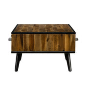 Cusco Rustic Acacia Coffee Table with Drawer - Furniture City (CA)l