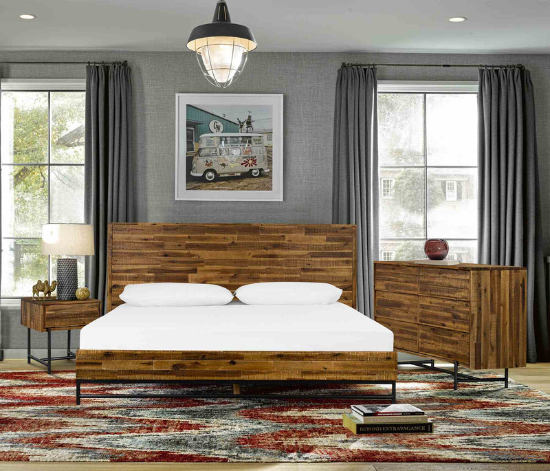 Cusco Rustic Acacia 6 Drawer Dresser - Furniture City (CA)l