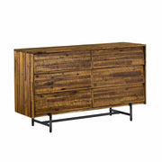Cusco Rustic Acacia 6 Drawer Dresser - Furniture City (CA)l