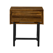 Cusco Rustic Acacia Single Drawer Night stand - Furniture City (CA)l
