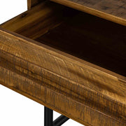 Cusco Rustic Acacia Single Drawer Night stand - Furniture City (CA)l