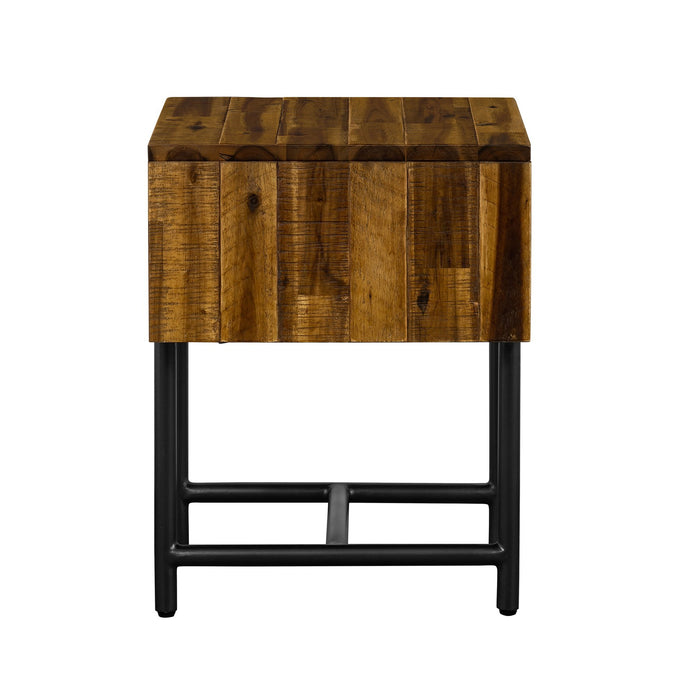 Cusco Rustic Acacia Single Drawer Night stand