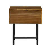 Cusco Rustic Acacia Single Drawer Night stand - Furniture City (CA)l