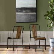 Cusco Acacia Rustic Dining Chair - Set of 2 - Furniture City (CA)l