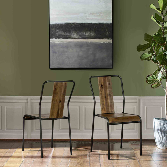 Cusco Acacia Rustic Dining Chair - Set of 2