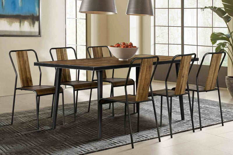 Cusco Acacia Rustic Dining Chair - Set of 2 - Furniture City (CA)l