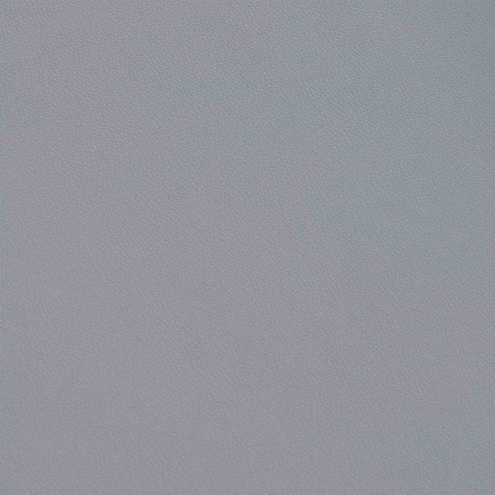 Dakota Mid-Century 30" Counter Height Barstool in Brushed Stainless Steel with Gray Faux Leather and Walnut Wood Finish Back