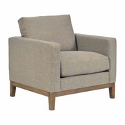 Donna 35" Upholstered Accent Chair in Platinum Gray - Furniture City (CA)l