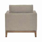 Donna 35" Upholstered Accent Chair in Platinum Gray - Furniture City (CA)l