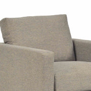Donna 35" Upholstered Accent Chair in Platinum Gray - Furniture City (CA)l