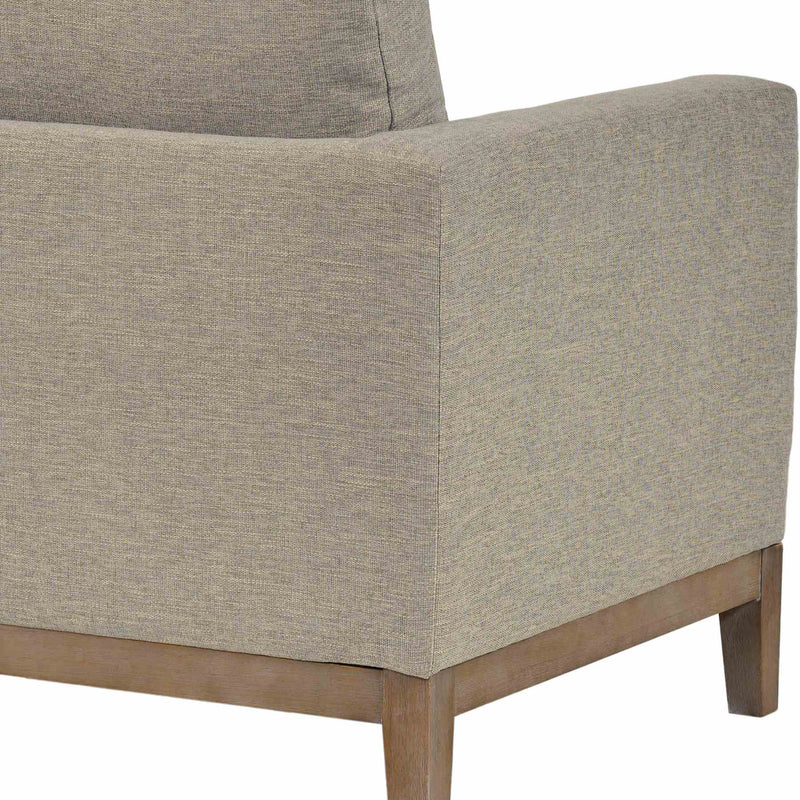 Donna 35" Upholstered Accent Chair in Platinum Gray - Furniture City (CA)l