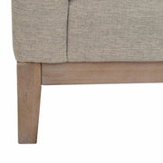Donna 35" Upholstered Accent Chair in Platinum Gray - Furniture City (CA)l