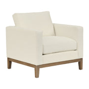 Donna 35" Upholstered Accent Chair in Sugar - Furniture City (CA)l