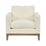 Donna 35" Upholstered Accent Chair in Sugar - Furniture City (CA)l