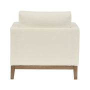Donna 35" Upholstered Accent Chair in Sugar - Furniture City (CA)l