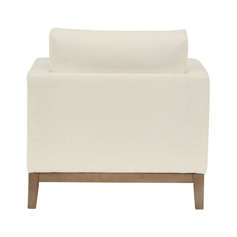 Donna 35" Upholstered Accent Chair in Sugar - Furniture City (CA)l