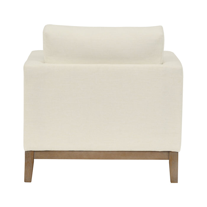 Donna 35" Upholstered Accent Chair in Sugar