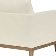 Donna 35" Upholstered Accent Chair in Sugar - Furniture City (CA)l