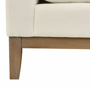 Donna 35" Upholstered Accent Chair in Sugar - Furniture City (CA)l