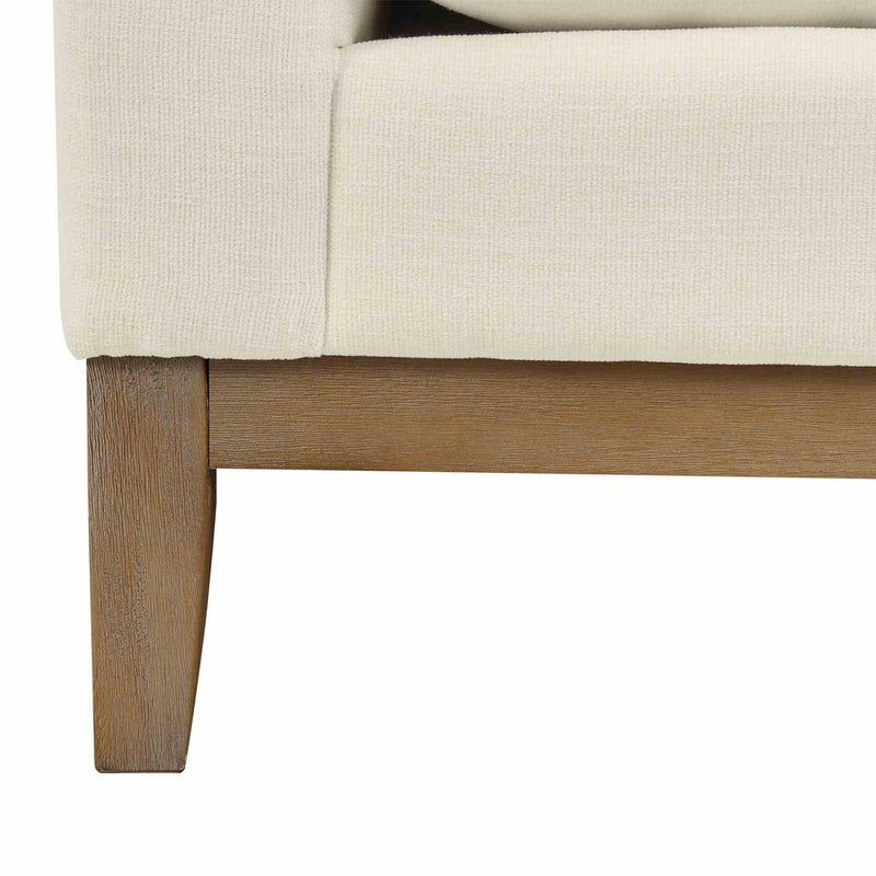 Donna 35" Upholstered Accent Chair in Sugar - Furniture City (CA)l