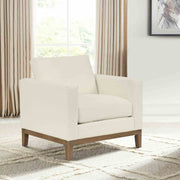 Donna 35" Upholstered Accent Chair in Sugar - Furniture City (CA)l