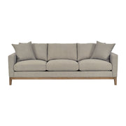 Donna 93" Upholstered Sofa in Platinum Gray - Furniture City (CA)l