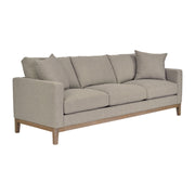 Donna 93" Upholstered Sofa in Platinum Gray - Furniture City (CA)l