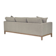 Donna 93" Upholstered Sofa in Platinum Gray - Furniture City (CA)l