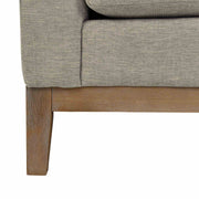 Donna 93" Upholstered Sofa in Platinum Gray - Furniture City (CA)l