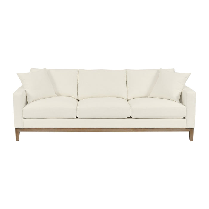 Donna 93" Upholstered Sofa in Sugar