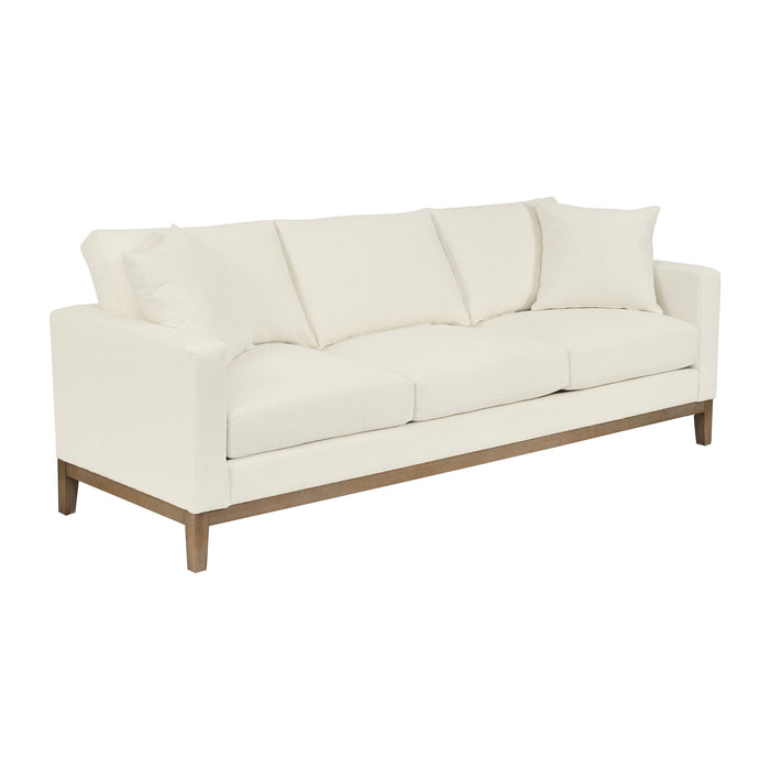 Donna 93" Upholstered Sofa in Sugar