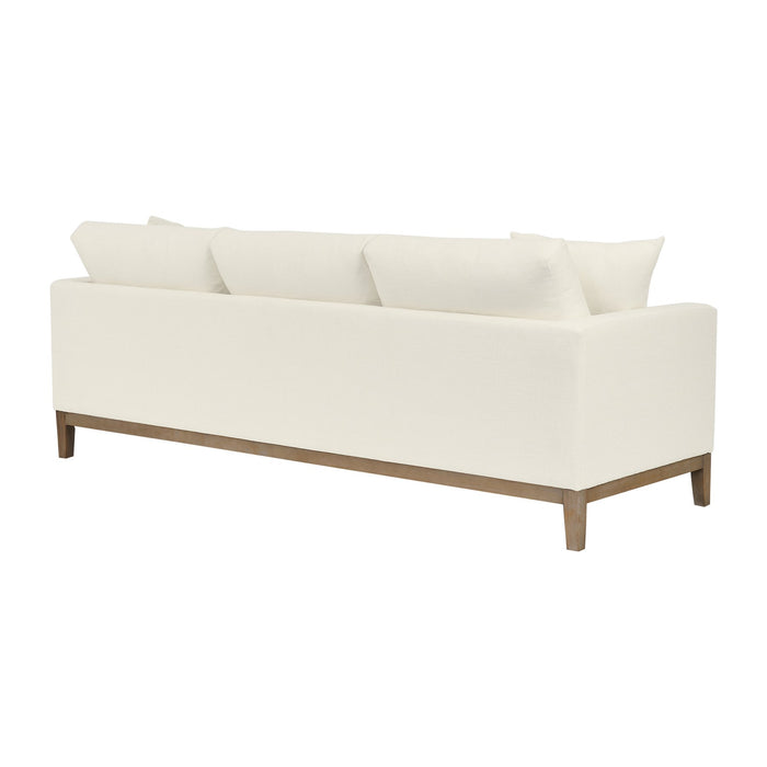 Donna 93" Upholstered Sofa in Sugar