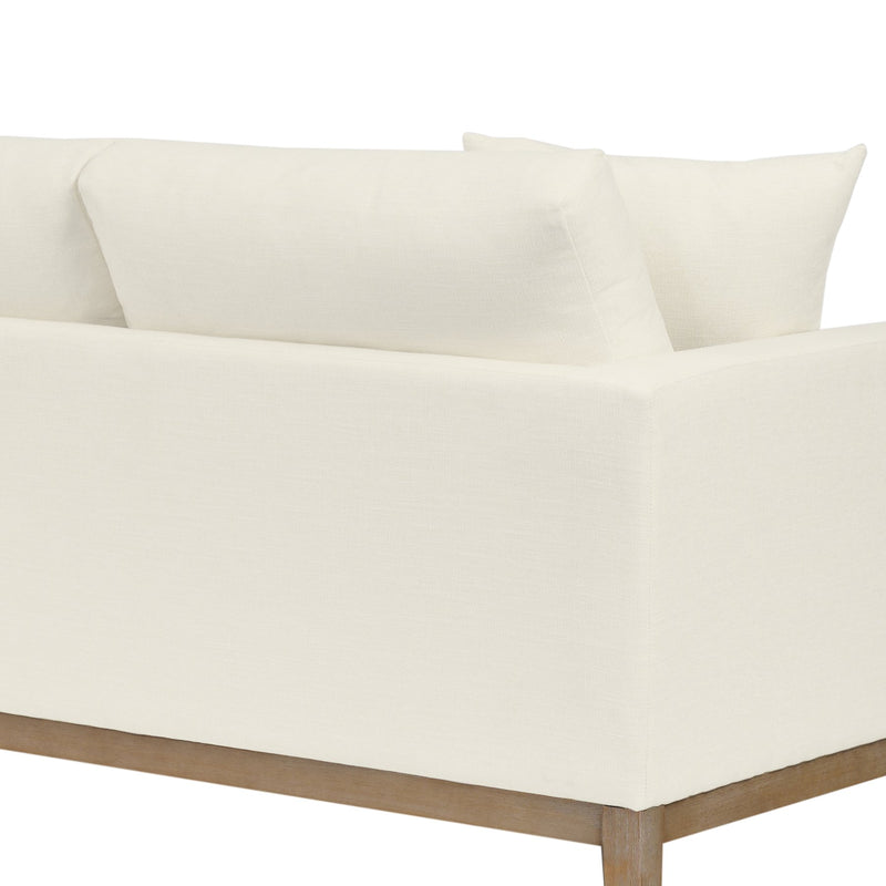 Donna 93" Upholstered Sofa in Sugar - Furniture City (CA)l