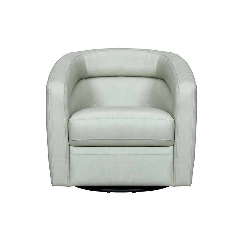 Desi Mint Leather Swivel Accent Chair - Furniture City (CA)l