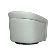 Desi Mint Leather Swivel Accent Chair - Furniture City (CA)l
