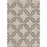 Daisy Contemporary 5x8 Area Rug in Gray/Cream - Furniture City (CA)l