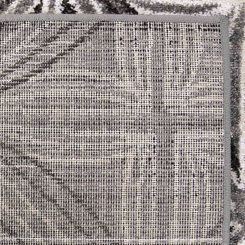 Daisy Contemporary 5x8 Area Rug in Gray/Cream - Furniture City (CA)l
